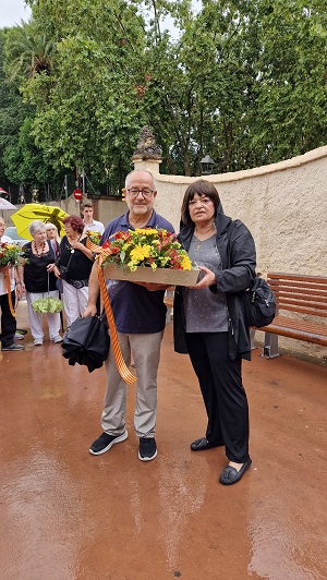 Ofrena floral 11 de Setembre 2025