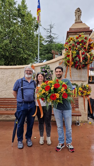 Ofrena floral 11 de Setembre 2025