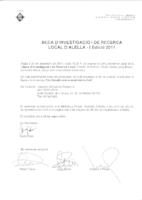 Acta beca recerca