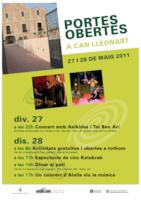 Cartell portes obertes