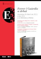 Cartell Presentaci&oacute; Cat&agrave;leg Ferrer i Gu&agrave;rdia