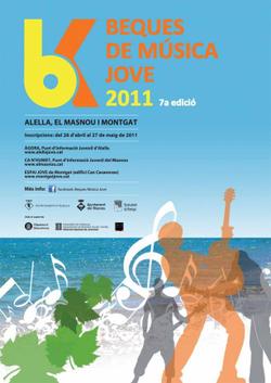 Cartell 7a edici&oacute; Beques de m&uacute;sics