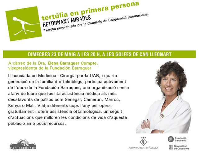 Tertúlia Retornant Mirades Tertúlia Retornant Mirades