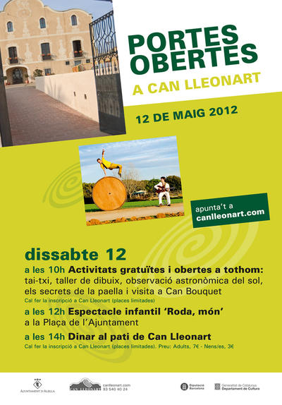 Cartell Portes Obertes Can Lleonart