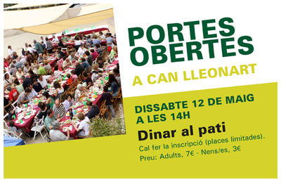 Dinar portes obertes a Can Lleonart
