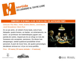 Sortida al Teatre Lliure 'Els Jugadors'