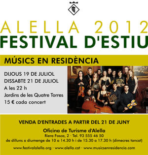 Concerts m&uacute;sics en resid&egrave;ncia
