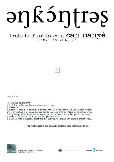 Trobada d'artistes de l'entorn