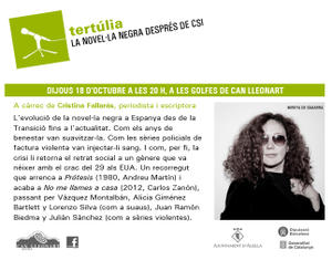 Xerrada Novel&middot;la negra