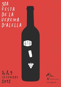 cartell Festa de la Verema 2012 vermell