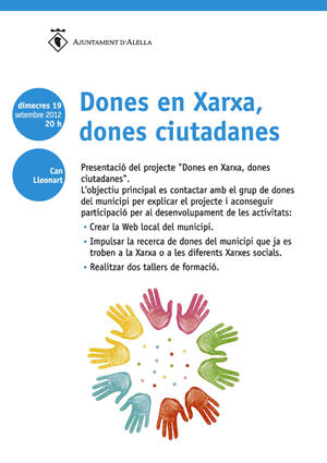 Cartell Dones en xarxa