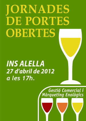Portes obertes. Cicle formatiu Grau superior de m&agrave;rqueting enol&ograve;gic