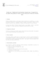 Normes per a l'adjudicació de les autoritzacions de la Fira d'Artesans de la Festa de la Verema
