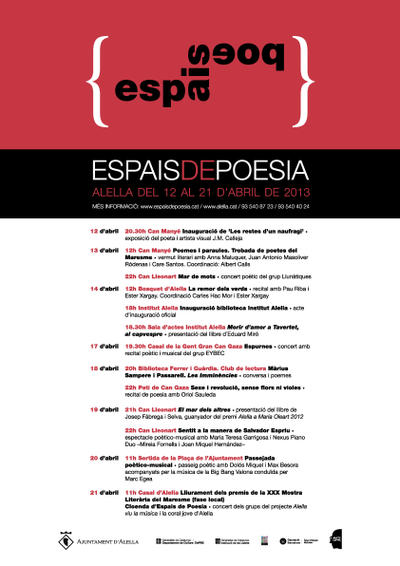 Cartell Espais de Poesia