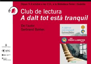 A dalt tot est&agrave; tranquil