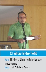 Jordi Boladeras, guanyador XI Alella a Isidre P&ograve;lit