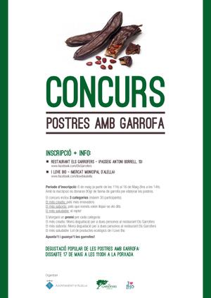 Concurs postres amb garrofa