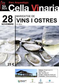 Maridatge vins i ostres