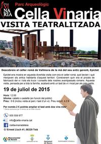 Cartell visita teatralitzada CAT juliol