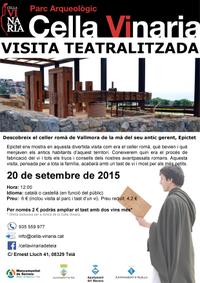 Cartell visita teatralitzada CAT setembre