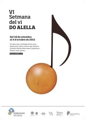 Cartell VI Setmana del VI DO Alella