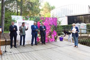 Alella rep dues flors d'honors com a vila florida