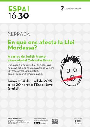 Xerrada llei mordassa