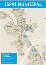 Mapa ubicaci&oacute; dels col&middot;legis electorals