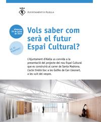 Presentaci&oacute; projecte Espai Cultural
