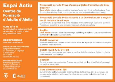Centre formaci&oacute; adults
