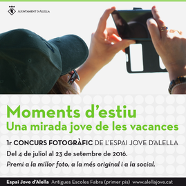 Concurs de fotografia "Moments d'estiu"