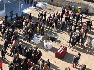 col·locació de la primera pedra de l'espai cultural