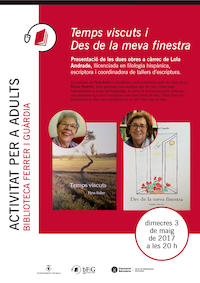 Presentació del llibre "Temps viscuts"
