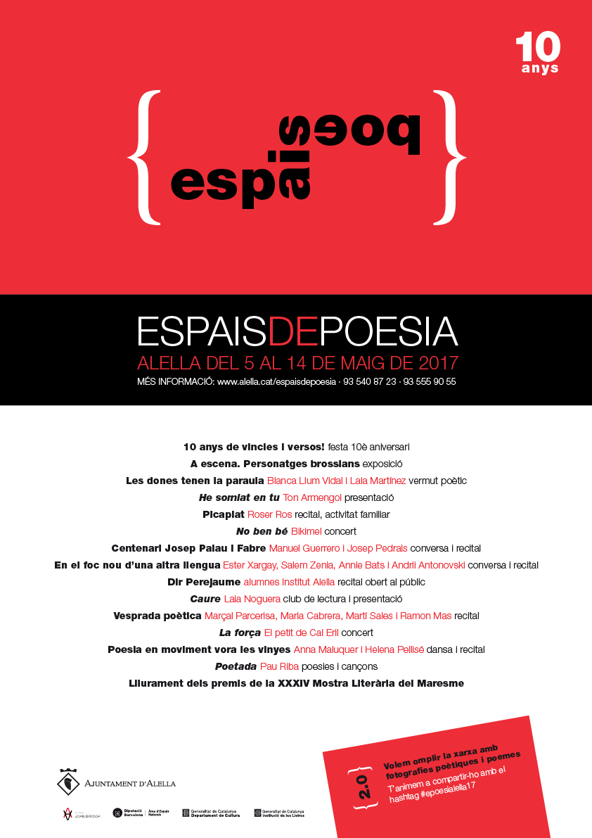 Cartell Espais de Poesia