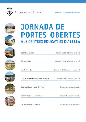 Cartell portes obertes