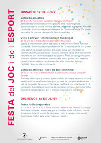 Festa del Joc i de l'Esport