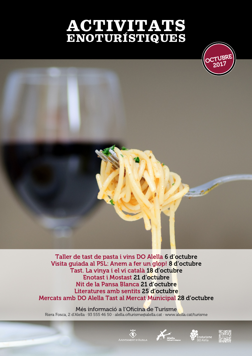 Taller de tast de pasta fresca i vi DO Alella