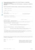 Document de manifestaci&oacute; de voluntat de vot en Espanya a les Eleccions Municipal i/o al Parlament Europeu