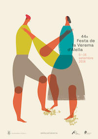 Cartell Festa Verema 2018, obra de JuarezCasanova