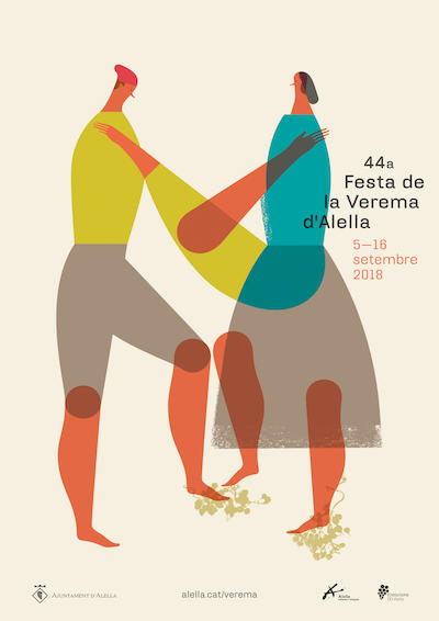 Cartell Festa Verema 2018, obra de JuarezCasanova