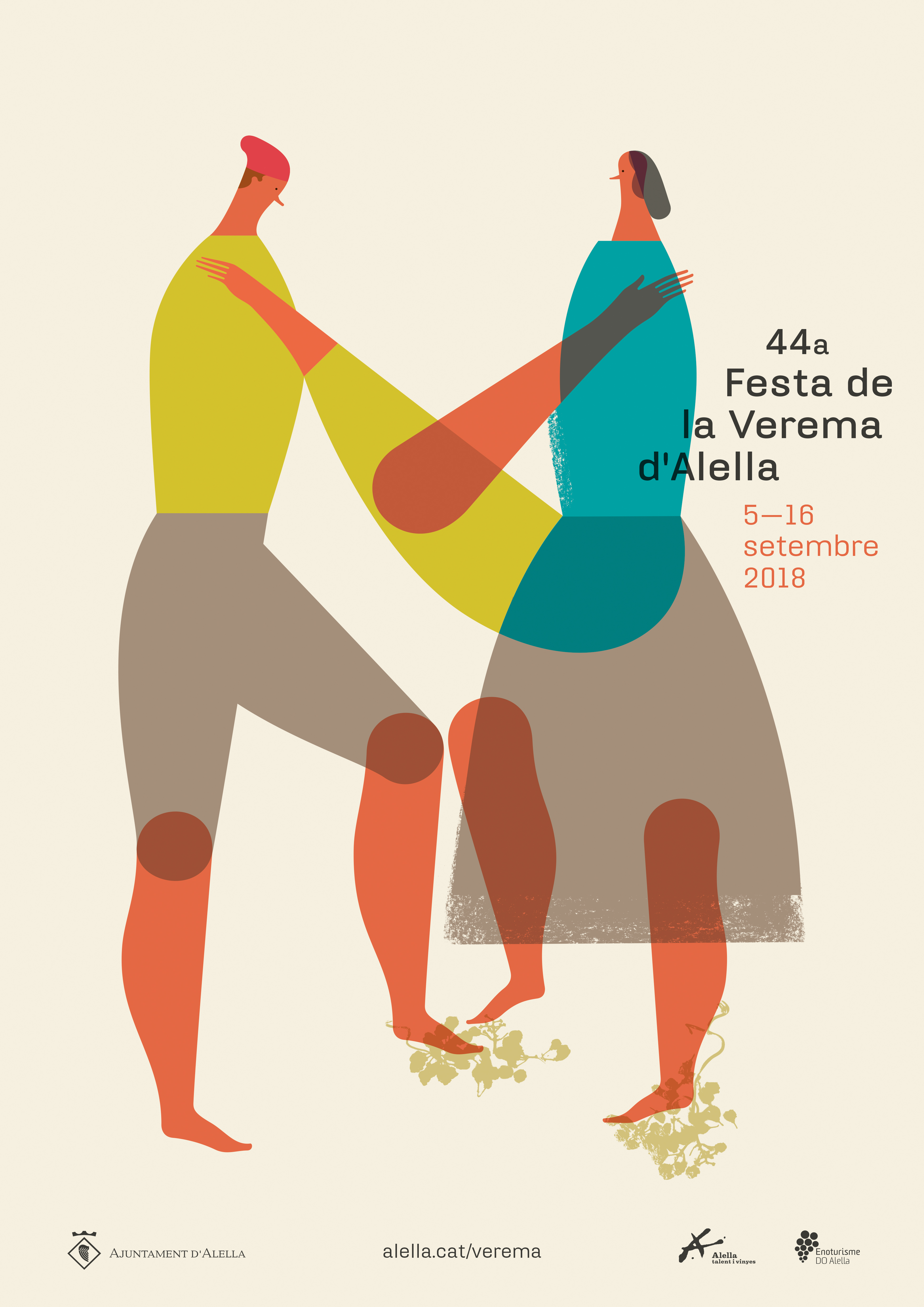 Cartell Festa Verema 2018, obra de JuarezCasanova