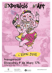 Exposició d'art a l'Espai Jove
