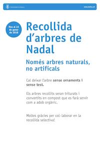 Recollida d'arbres de Nadal