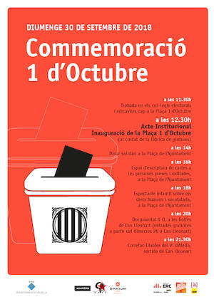 Comnmemoració de l'1 d'Octubre