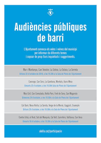 Audiències públiques de barri