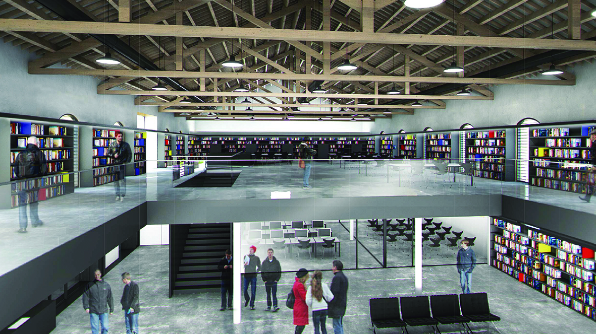 Interior Biblioteca
