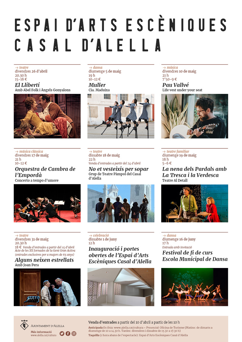 Programa Espai d'Arts Esc�niques