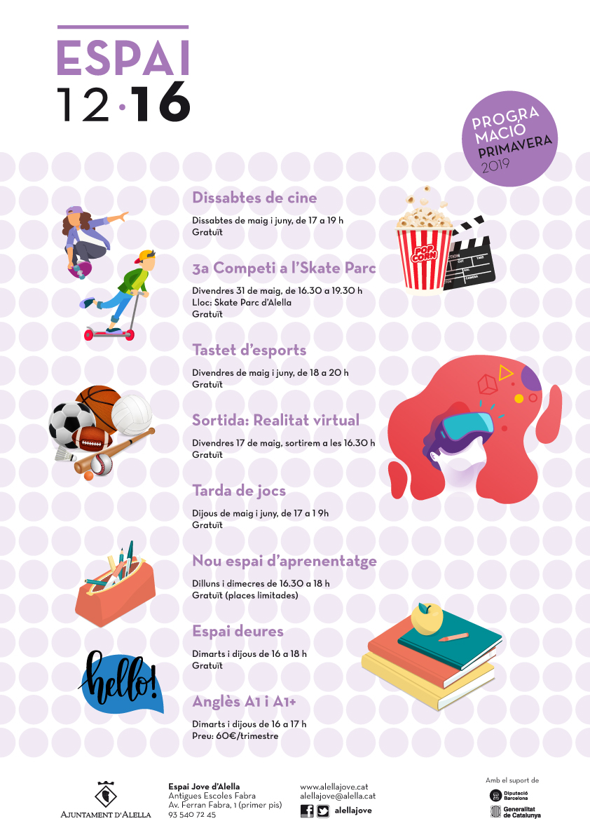 Cartell primavera 12-16