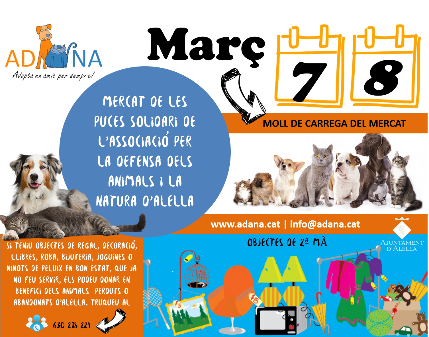 Mercat de puces solidari