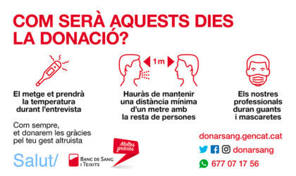 Mesures donació de sang